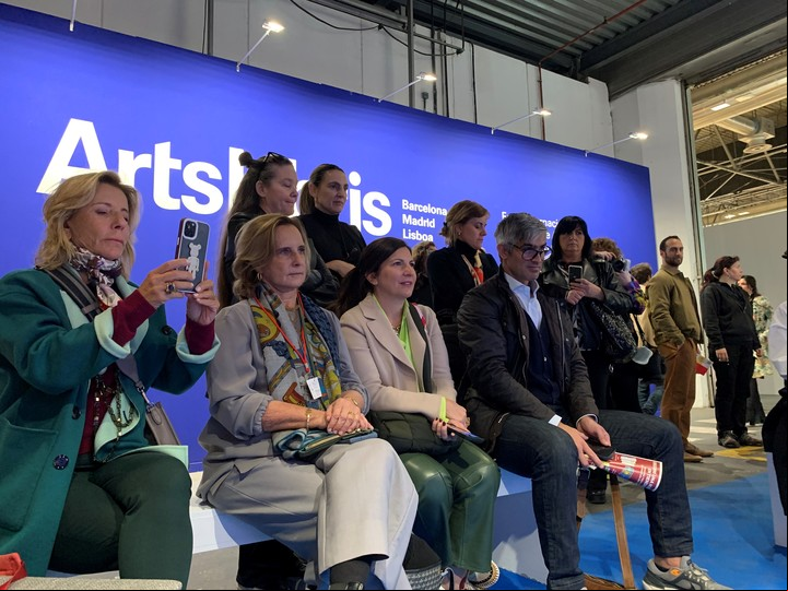 Autoridades de Malba y de arteBA, presentes entre el público que escuchó los conversatorios realizados por Revista Ñ. Foto Clarín.