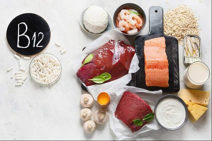 Alimentos con vitamina B12.