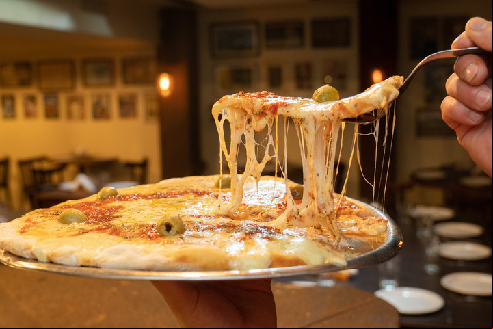 Pizza a la piedra de La Guitarrita. Foto: Fernando de la Orden