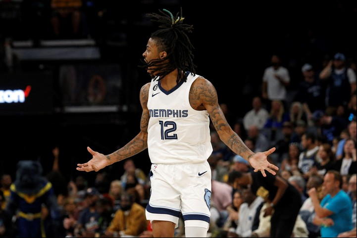 Ja Morant, tan talentoso como provocador. Foto: Petre Thomas-USA TODAY Sports.