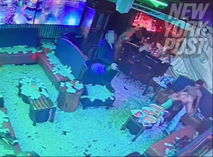 Ja Morant, estrella de la NBA, en un boliche con una stripper. Foto: Captura de Video - New York Post