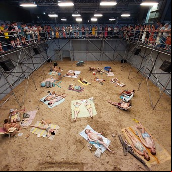 ¿Una playa en La Boca? Cómo es la ópera-performance lituana sobre el colapso climático