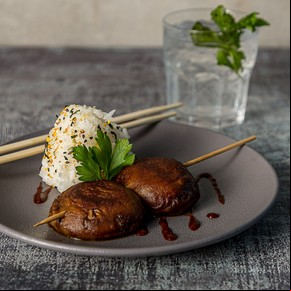 Brochette de hongos