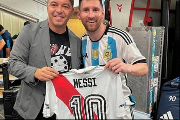 La foto de Lionel Messi y Marcelo Gallardo batió el récord de likes en las redes sociales