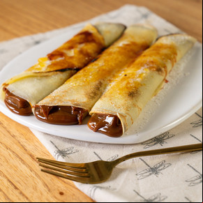 Panqueques con dulce de leche