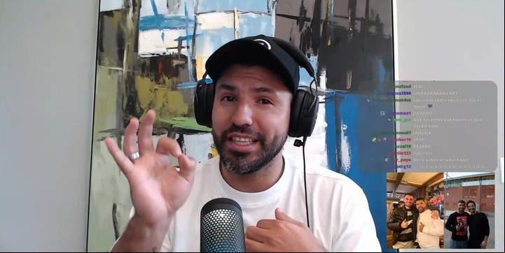 Agüero le respondió sin filtro a Duggan. Foto: captura video.
