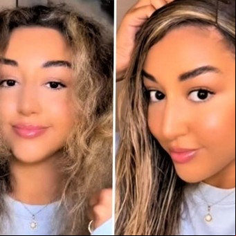 ¿Cómo alisar el cabello sin calor? El truco de una influencer en TikTok