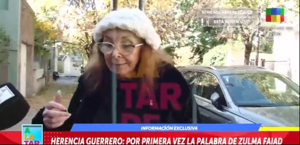 Zulma Faiad habló por primera vez sobre el feroz conflicto familiar por la herencia de Daniel Guerrero
