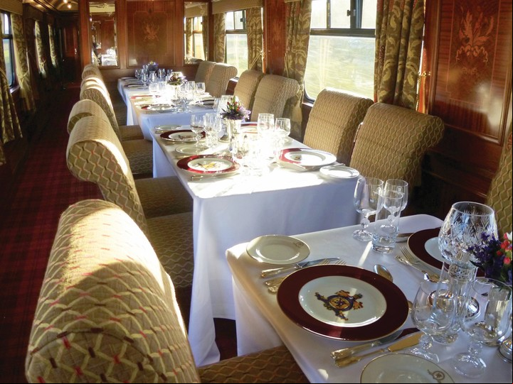 El Royal Scotsman tiene varias propuestas en Escocia. Foto Royal Scotsman