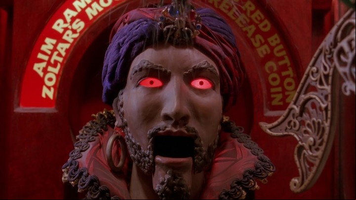 Zoltar. La máquina se diseñó especialmente, basándose en otras de comienzos del siglo XX.