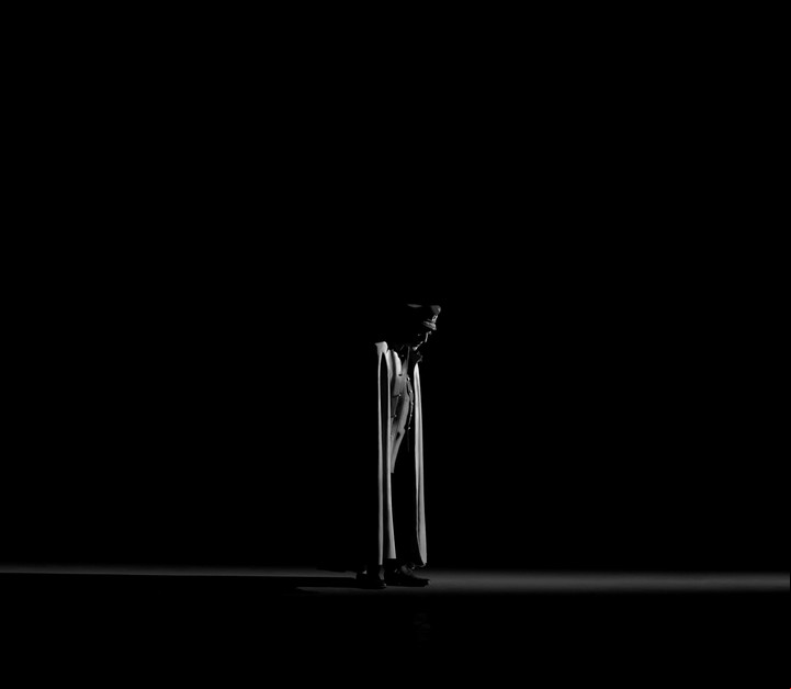 La única imagen de "El Conde", la producción que dirige Pablo Larraín. Foto Netflix