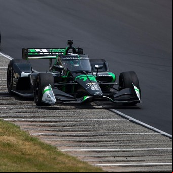 Indy Car: Agustín Canapino se recuperó de un fuera de pista y terminó en el Top 20 en Road América