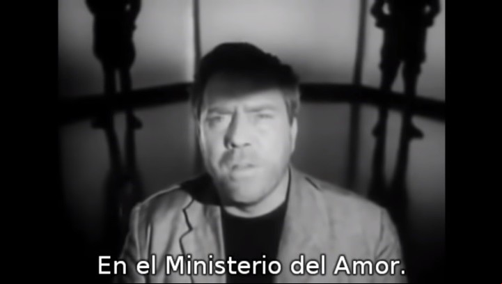 Captura del film "1984".