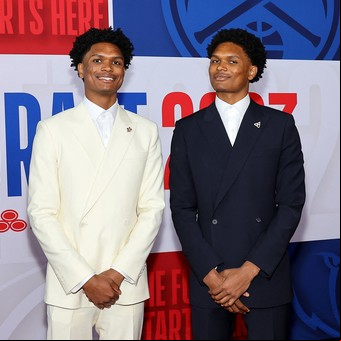 La historia de los gemelos Amen y Ausar Thompson que fueron furor en el Draft 2023 de la NBA y se separarán por primera vez