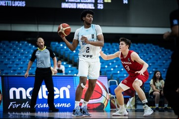 Mundial Sub-19 de básquetbol: Argentina remontó una desventaja de 22 puntos, venció a Canadá y jugará por el quinto puesto
