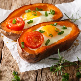 Boniato relleno
