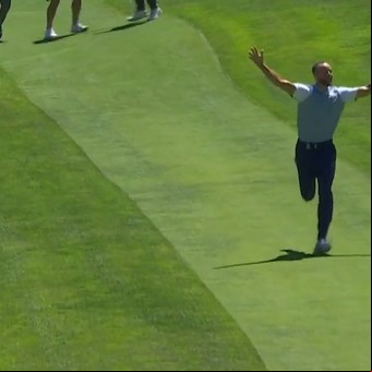 El espectacular hoyo en uno de Stephen Curry en un torneo de golf de celebridades en Estados Unidos