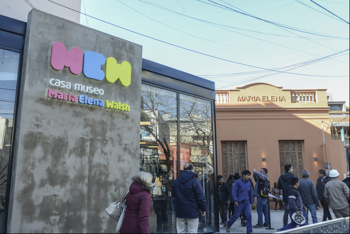 La fachada exterior de la casa que es es museo. Foto: Constanza Niscovolos