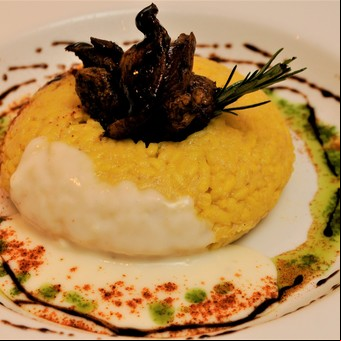 Risotto milanese al salto