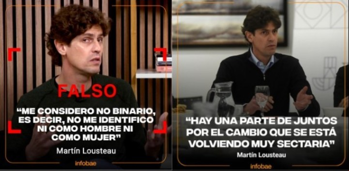 A la izquierda, la placa falsa; a la derecha, un ejemplo de una placa publicada por Infobae en Instagram el 18 de julio.