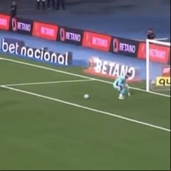 ¿Dónde está la pelota?: el arquero de Botafogo hizo el ridículo y el Inter de Coudet le metió un gol insólito