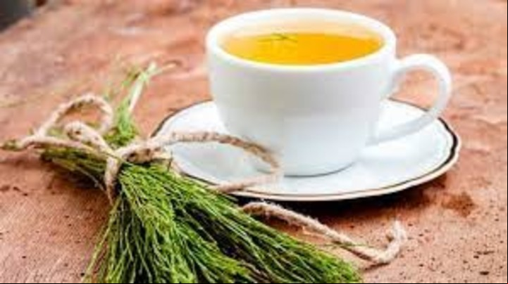 Infusión de cola de caballo.