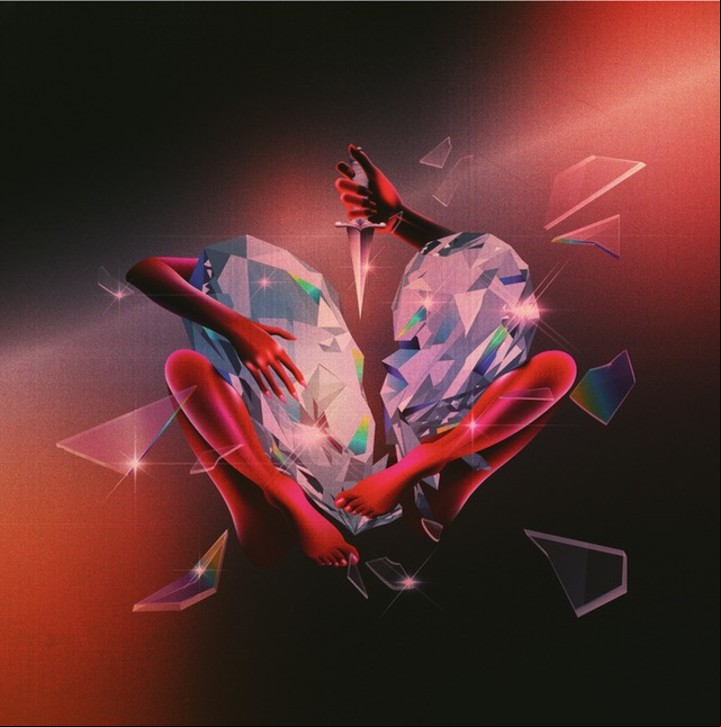 Una de las imágenes publicadas por la agencia de diseño a cargo del arte de tapa de "Hackney Diamonds" de los Rolling Stones.