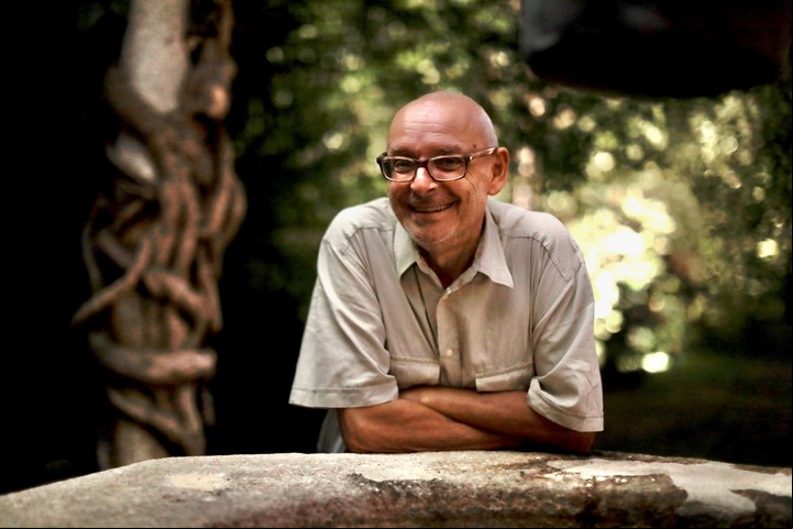 El estudioso de la política Argentina Loris Zanatta durante una entrevista en Lago Maggiore Italia Agosto 2023. Foto Cezaro de Luca