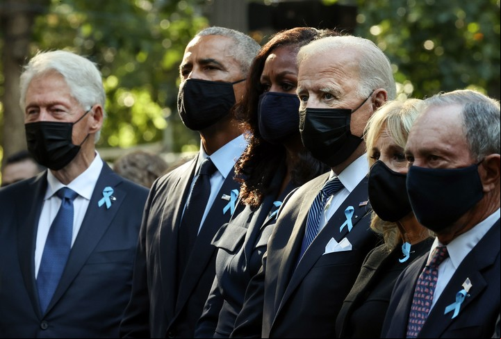 Biden en el homenaje de 2021 en el que participó. Foto: AFP