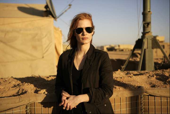 Jessica Chastain en La noche más oscura. Foto: AP