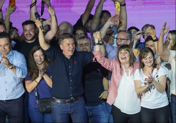 Bunker de Juntos por el Cambio en Resistencia (Foto Marcelo Carroll)