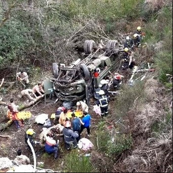 Tragedia del Ejército: a diez días, siguen internados cinco soldados y aun no saben las causas del vuelco del camión