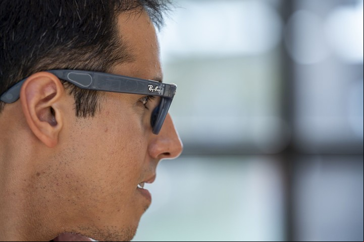 Lentes inteligentes de Meta. Foto Bloomberg