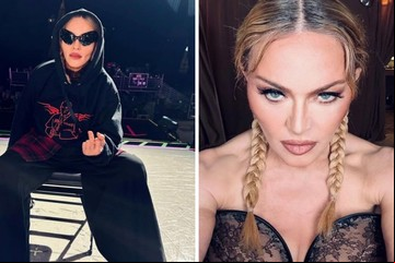El impactante look de Madonna a días de comenzar su nueva gira mundial