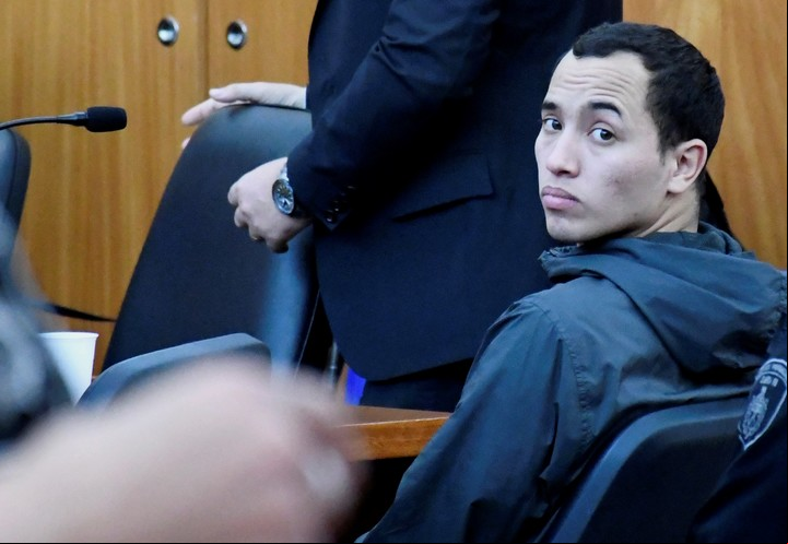 Mauricio Laferrara en el juicio al clan Alvarado en el que resultó condenado. Foto Archivo / Juan José García