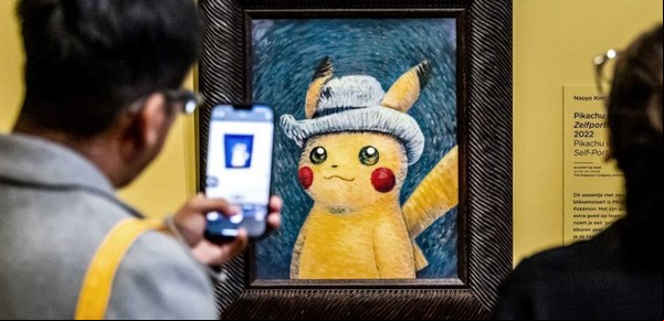 El Museo Van Gogh casi colapsa por una promoción de Pokemon y el pintor neerlandés