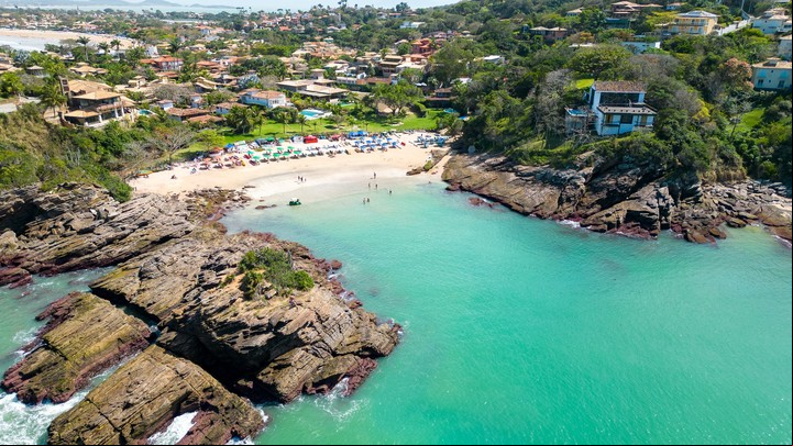La playa Ferradurinha, en Buzios, uno de los destinos favoritos de los argentinos. Foto Shutterstock