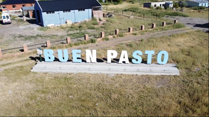 Buen Pasto, en Chubut, tiene poco más de 100 habitantes.