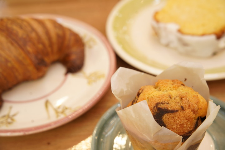 La viennoiserie de Los jardines de Las Barquin es liviana, sabrosa, nutritiva y fresca. Foto: Ariel Grinberg