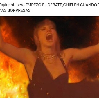 Los mejores memes del debate presidencial: el recital de Taylor Swift y los tuits de Massa en medio de su intercambio con Milei