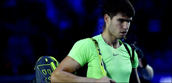 ATP Finals: debut y derrota para Carlos Alcaraz en Turín