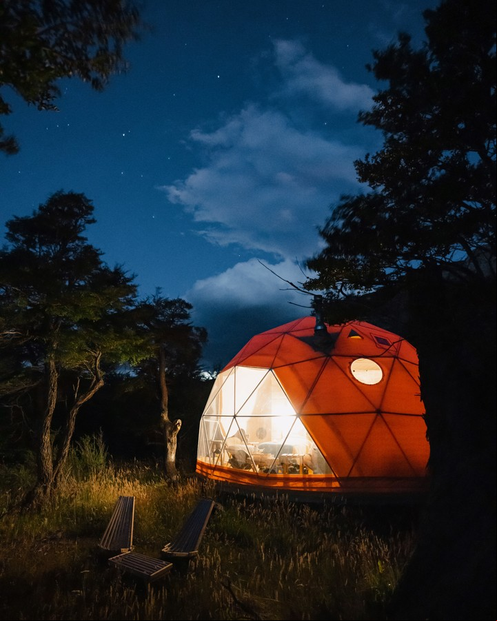 Noche bajo las estrellas en Chlten Camp. Foto @kuhrmarvin.