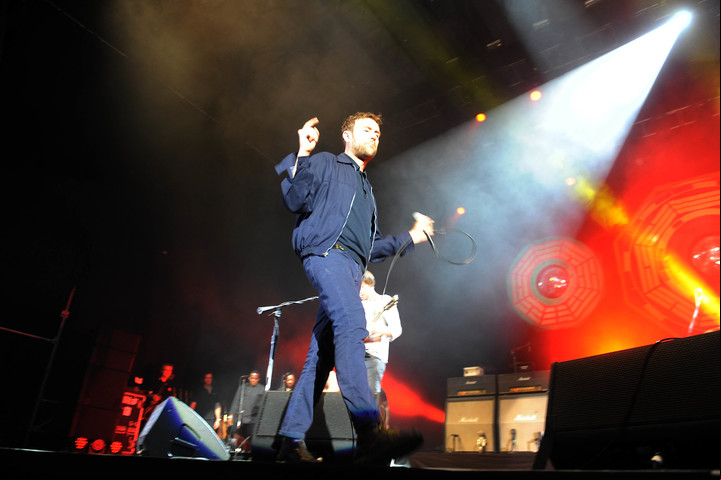 Blu en vivo en Tecnópolis, en su última visita al país. Foto: Jorge Sánchez.