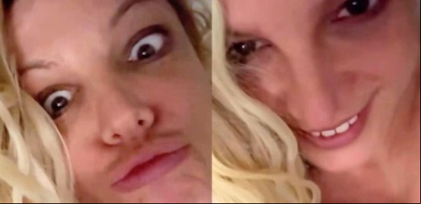 Otro raro video de Britney Spears: ahora se muestra desnuda en su cama y con caras extrañas