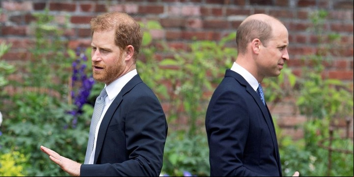 William y Harry, cada uno por su lado.