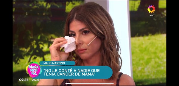 Majo Martino reveló que tuvo cáncer de mama y se quebró al aire: "El miedo que tenía"