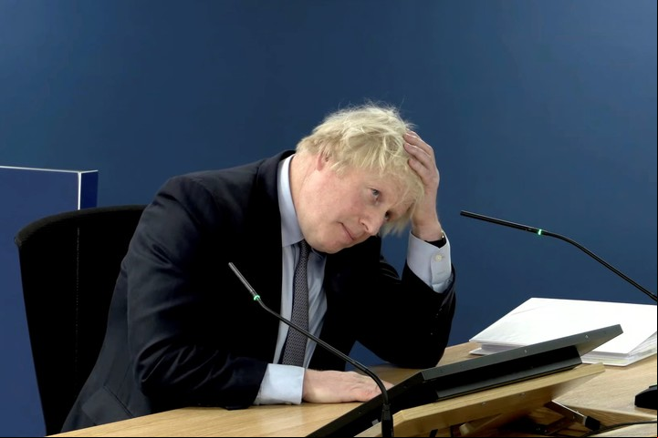 Johnson ha itido que rara vez leyó las actas de las reuniones celebradas por el organismo asesor científico del gobierno. Foto: AP