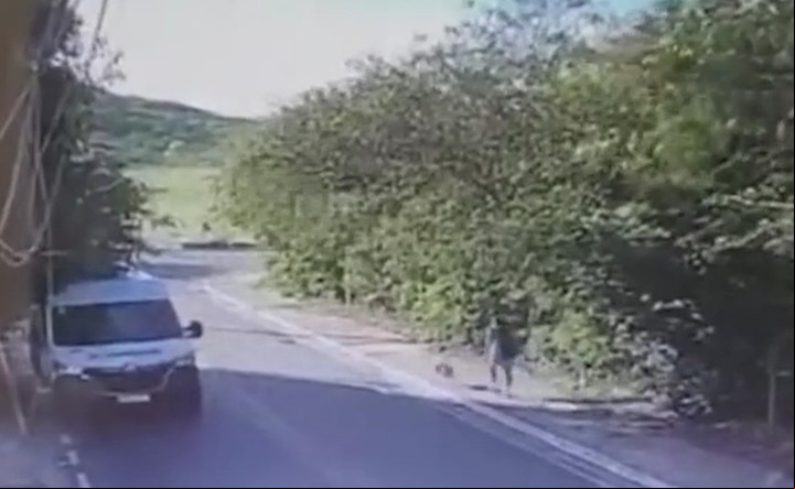 Las últimas imágenes con vida de Florencia Aranguren, la argentina asesinada en Buzios. Foto: captura video folha buzios