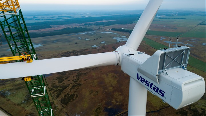 Aerogeneradores de Vestas, la empresa que tiene 100% del actual mercado argentino.