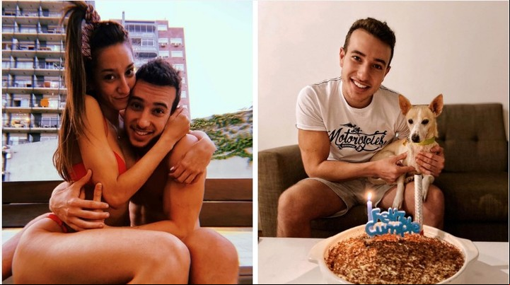 Flor Díaz y Martín Salwe fueron novios durante la pandemia. Fotos: Instagram